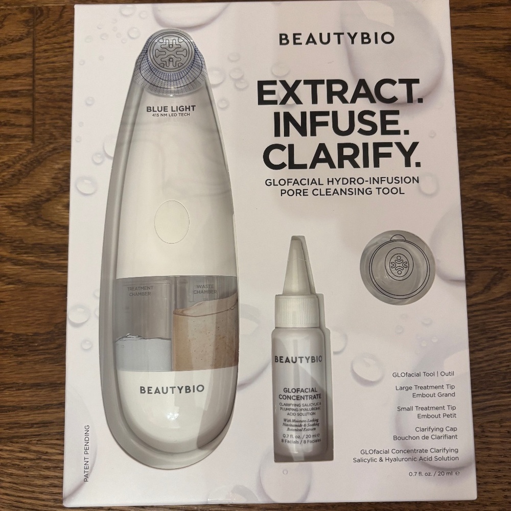 BeatyBio Glofacial Hydro-Infusion Pore Cleaning Tool NWT